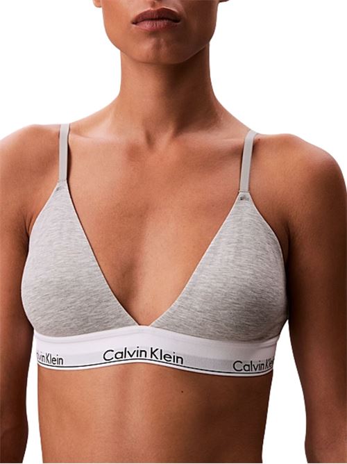 Reggiseno triangolo ICON grigio Calvin Klein | LV00QF8498P7A